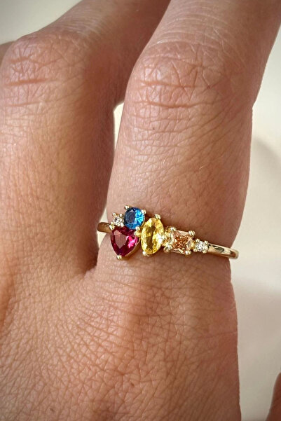 Leo'Stone سلسلة مستوردة من حجر الزركون الملون بتصميم رائع وخاتم فولاذي نسائي ...