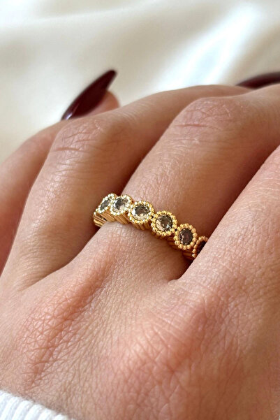 Leo'Stone Premium Seri Oval Zirkon Taşlı Tamtur Tasarım Ayarlanabilir Kadın Ç...