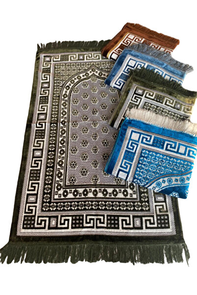 Alper Textile 5’li Kadife Seccade Seti – Lüks Namazlık, Hac ve Umre Hediyesi