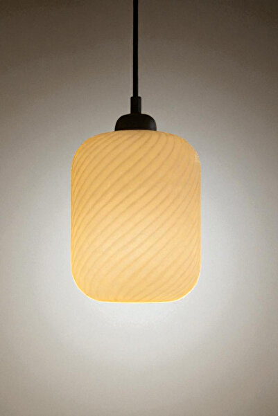 Oxyteez Spiral Dekoratif Avize Modern Tasarım Ev Ofis Mutfak Veranda İçin Çap 20 cm