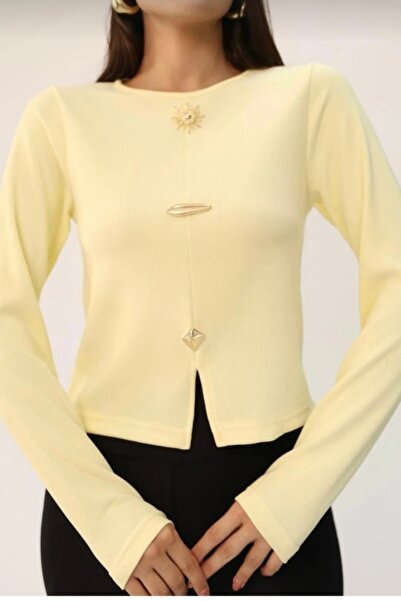 Safgiyim44 Long sleeve accessory blouse