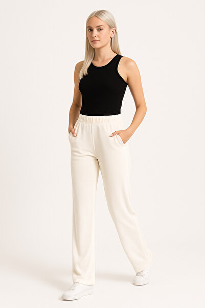 PROLET Women's Velvet Straight Fit Pants