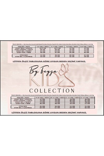 By Feyza Kids Collection By Feyza Girl's Silver Sequined 3 τεμαχίων Σετ Μπουφάν Φούστα Μπλούζα Συνδυασμός Πρωτοχρονιάτικο Φόρεμα 5-12 ετών