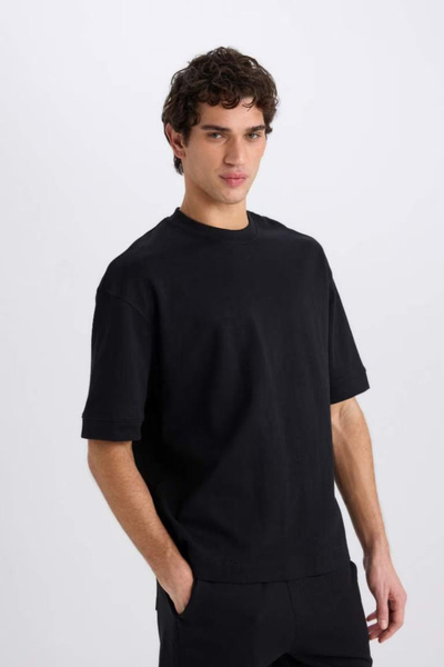DeFacto Men's T-Shirt B4844Ax/Bk81