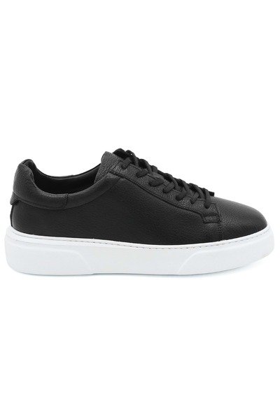 Kids Club Shoes Makras Exclusive 777 - حذاء رياضي جلدي أسود للرجال