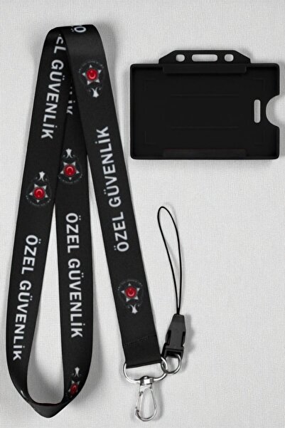 MİLLENEX Özel Güvenlik Boyun İpi Boyun Askı İpi Görevli Yaka Kartlık-B309