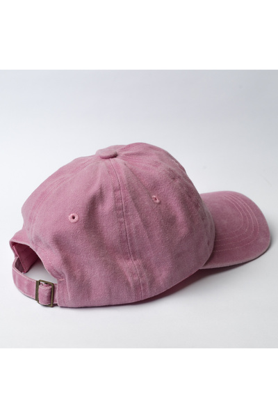 Nome Studio Nakışlı 2026 Pembe-Mavi Mom Dad Şapka 2li paket Anne Baba Yıkamalı Kumaşlı Şapka Pamuklu Ayarlı