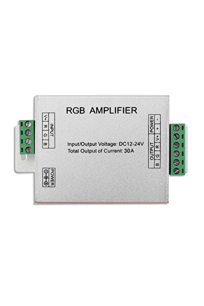 Powermaster PM-4877 12 Volt - 24 Volt 30 Amper RGB Şerit Led Amplifier (Repea...