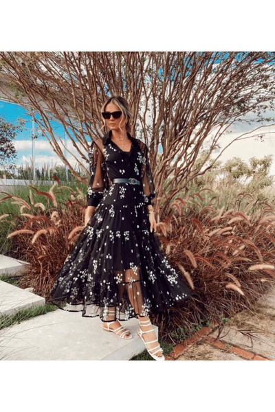 rengamoda فستان سهرة نسائي أسود مبطن من القماش المستورد لحفلات الزفاف والخطوبة