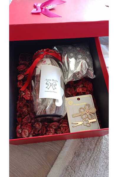 Aurabellaa Aşk Temalı Sevgililere Özel Kız-Erkek Karışık Çelik 10 lu Takı Kav...