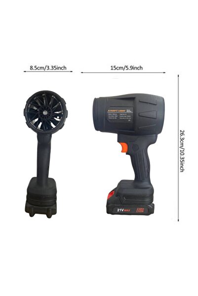 KRAFT HART Jet Turbo Hava Üfleyici Fan, Yaprak Üfleme, Araba ,Cam ,Su Lekeleri Kurulama Fanı