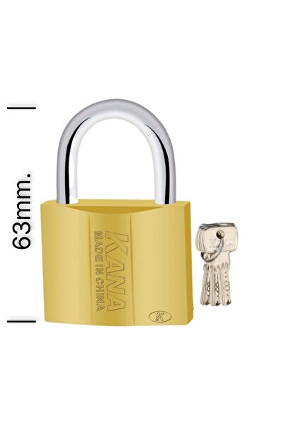 KANA قفل مع مفاتيح - مقاس 63 مم.