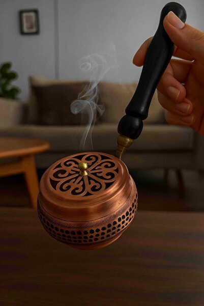 Genel Markalar El Yapımı Otantik Bakır Tütsülük Buhurdanlık