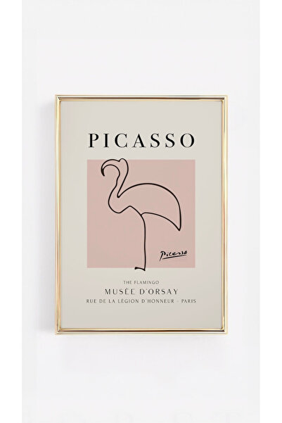 Bugucreative Picasso Çerçevesiz Poster,Sanatsal Poster,Minimalist Poster,Tablo Ölçülerinde Çerçevesiz Poster