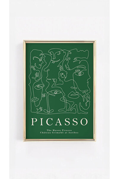Bugucreative Picasso Çerçevesiz Poster,Minimalist Poster,Sanat Posteri,Tablo Ölçülerinde Çerçevesiz Poster