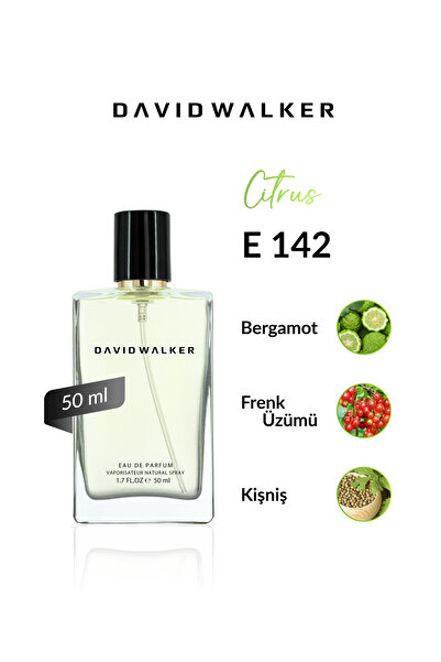 David Walker E142 Tense 50 ml Erkek Parfüm | Citrus