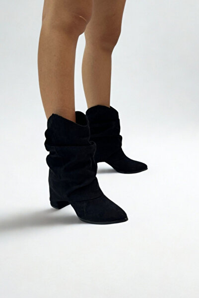 inizio Black Suede Women's Boots Gd307
