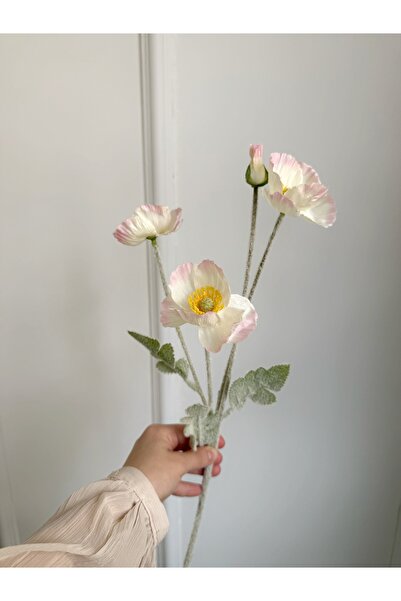 Çiçek 4 lü Gelincik Çiçeği Tek Dal