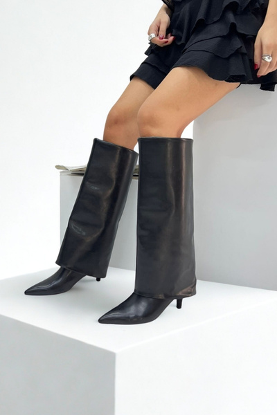 inizio Black Skin Women's Boots GD1690