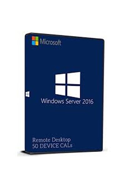 MICROSOFT Windows Server 2016 RDS Device CAL 50 Cihaz | Orijinal Dijital Lisans Anahtarı | Anında Teslim