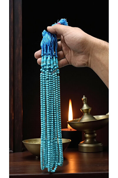 MERCAN-I ALA حجر الفيروز الأسود ذو الخيوط بمقاسات 8×8 ملم على شكل كروي، 99 حب...