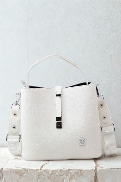 GALB LEATHER Geantă de umăr pentru femei sezon nou - 4 compartimente, curea lată reglabilă, 22x20 cm LK-4002