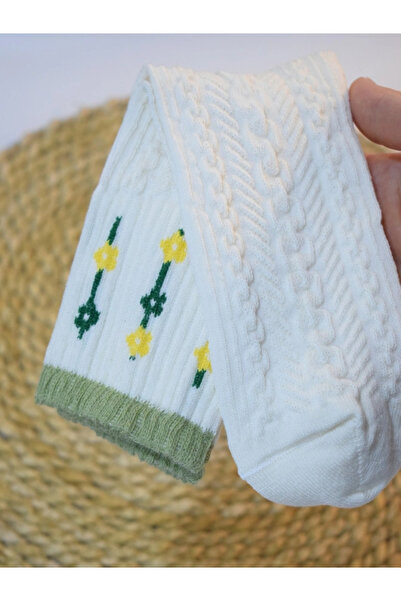 MAVRE Γυναικείες κάλτσες με floral σχέδιο