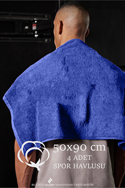 QURRY 4 бавовняні спортивні рушники розміром 50x90 см | Рушник для спортсменів, рушник для фітнесу, рушник для тренувань