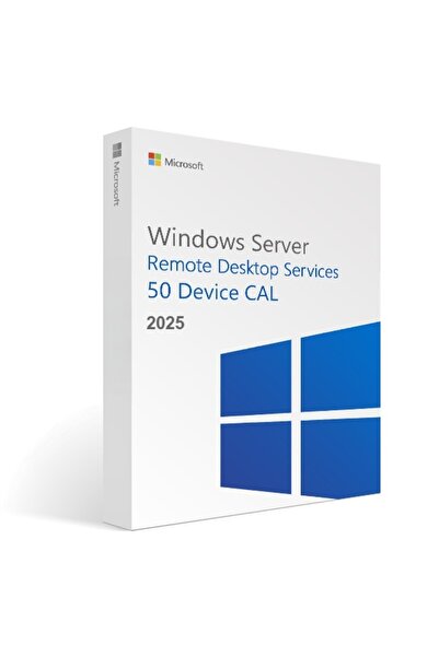 MICROSOFT Windows Server 2025 RDS Device CAL 50 Cihaz | Dijital Lisans (Orijinal Key) |