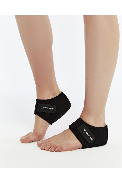 orthohealthmedical Topuk Çorabı Ortopedik Silikon Destekli Ayak Ağrısı Topuk Dikeni Rahat Konforlu Çorap 1 ADET Siyah