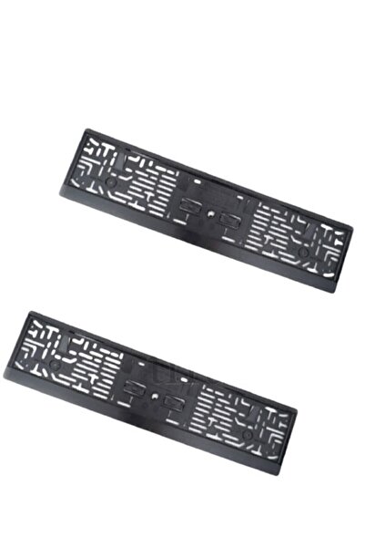 otodemir Plaka Tüv Ince Parlak Siyah Plakalık Araba Plaka Çerçevesi 1 Adet Siyah Pianoblack Bekaks