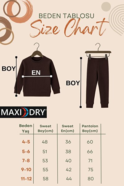 MAXI DRY Dívčí bavlněná sezónní souprava s kapucí, dvoudílná (spodní a horní díl)