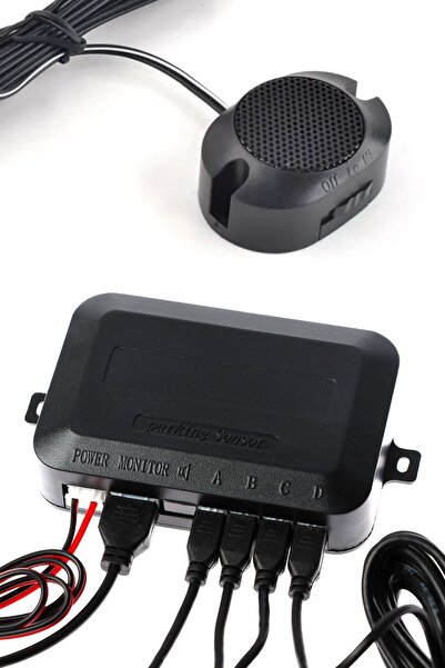 Baghes Sesli Araç Park Sensörü – 22 mm Gri Göz, Bip Ses Uyarı