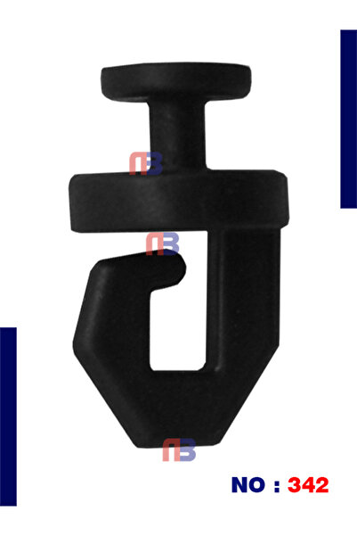 NB Klips FORD KAMYON Perde Klipsİ ( SİYAH ) 25 ADET