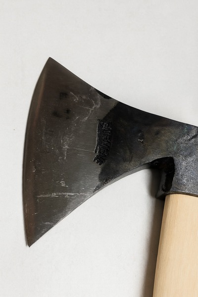 Toptancı Amca Sürmene El Dövmesi Oval Balta Nacak Makas Çeliği Üretimi Kamp Kemik Odun 600gr