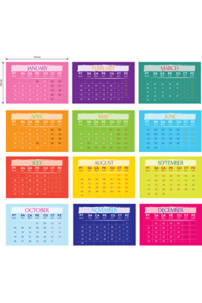 GenelTedarik 2026 MASA TAKVİMİ/2026 DESK CALENDAR/ MİNİ ŞÖVALELİ/10x15 cm