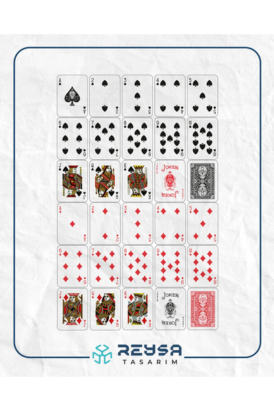 Reysa Tasarım مجموعة ملصقات سطح البوكر-3 30 قطعة هاتف، جهاز لوحي، كمبيوتر محم...