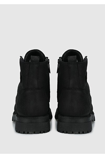 Bulldozer Черни кожени мъжки боти