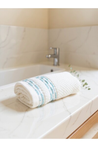 Özdilek Bronie Cream -Beige 50X90 cm Hand Face Towel – 100% Cotton