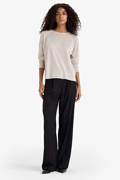 DeFacto Μπεζ Γυναικείο Πουλόβερ - Μοντέλο C6818ax/bg314