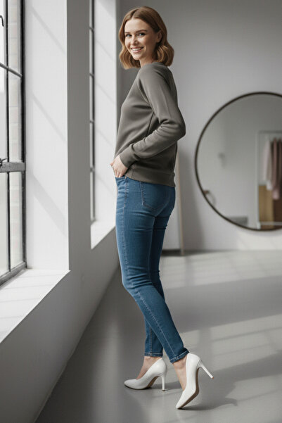 DK DAKSEL Ειδικό προϊόν Γυναικεία φούτερ καπνιστή κανονικής εφαρμογής