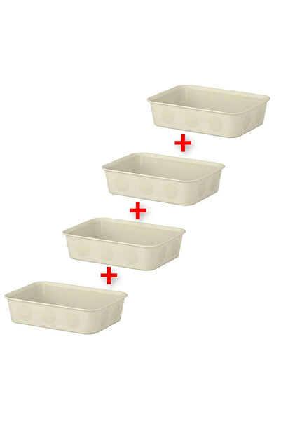 IKEA Dolap İçi Düzenleyici Kutular 15x20x5 Cm 4 Adet