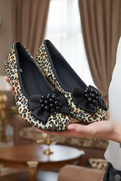 CEYDA SHOES Süslü Kadife Ev,hac, Umre Babeti, Hediye, Günlük Babet,tüylü Babe...