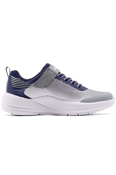SKECHERS Microspec Advance 403926L Ortopedik Çocuk Spor Ayakkabı GRİ