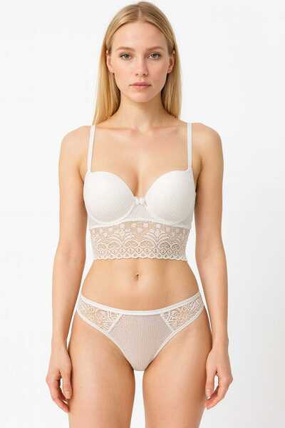 STORMED Комплект сутиен с банели и дантелени детайли 3090
