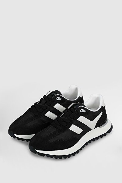 Lufian 111230264 Arthur Sneaker Men's Leather Shoes Black