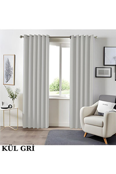 MebelPort Curtain Blackkout Fountain Stitching Shape Single Wing