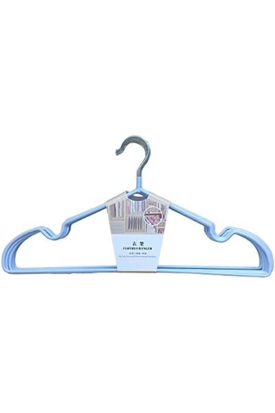 SAQOCLEAN ١٠ قطع من شماعات الملابس المصنوعة من الفولاذ المقاوم للصدأ والمطلية...