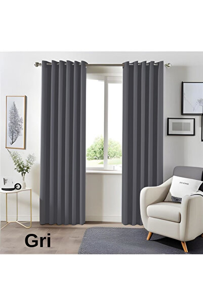 MebelPort Curtain Blackkout Fountain Stitching Shape Single Wing