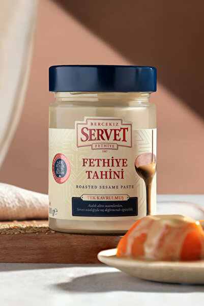 BERCEKIZ SERVET ŞEKERLEME Tek Kavrulmuş Taze Fethiye Tahini - 300 gr